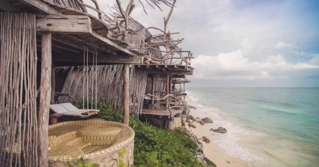 Azulik Resort Tulum beach town in Mexico